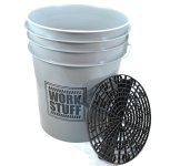 Work Stuff Wheel Bucket + Grit Guard відерце для деталей з вставкою