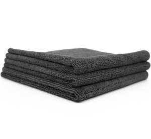 Sada mikrovláknových utěrek The Collection Allround 365 GSM 40x40 cm 3er pack (Dark Grey)