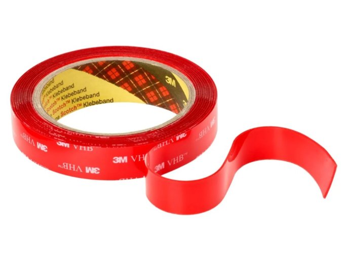 3M™ VHB™ transparentná obojstranne silno lepiaca akrylová páska 4910F, šírka 19 mm, dĺžka 3 m