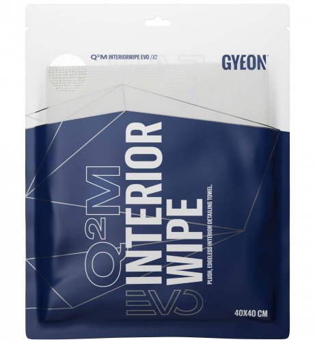Gyeon Q2M InteriorWipe EVO 2-Pack (40x40 cm) sada utěrek na interiér