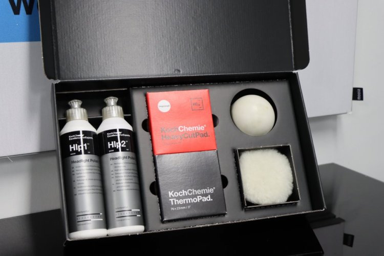 Koch Chemie Набір для відновлення фар Koch Headlight Polish Set