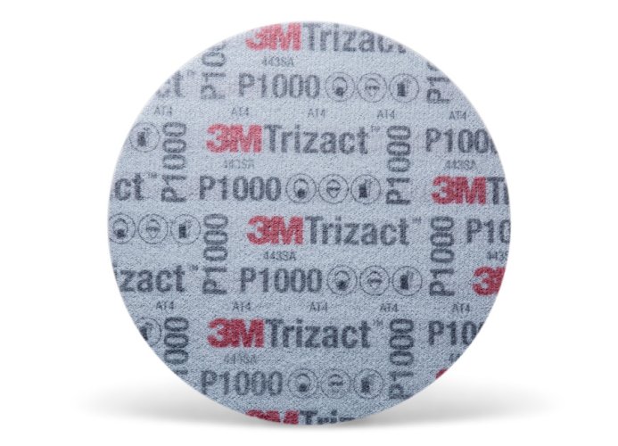 3M Trizact P1000 brúsny kotúč so suchým zipsom a penovým podkladom, 6" / 150 mm (50341)