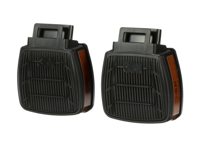 3M™ Secure Click™ sada 2 kusov filtrov proti plynom a výparom rady D8000, prevedenie D8051, úroveň ochrany A1