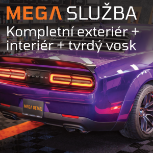Dárkový kupon na službu na káře - Kompletní exteriér + interiér + tvrdý vosk