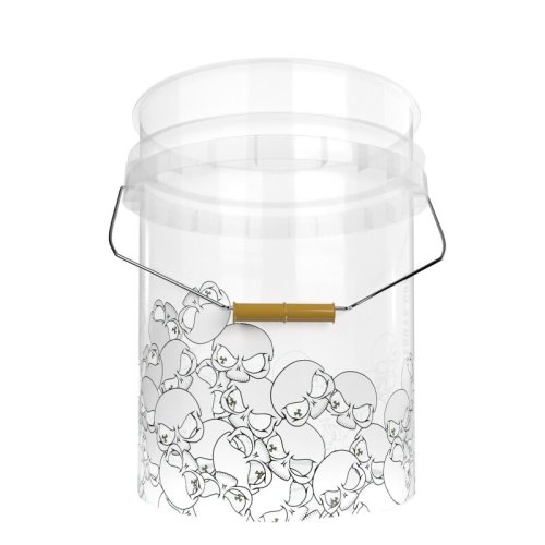 Nuke Guys SkullParade Bucket - 20l transparentní detailingový kbelík