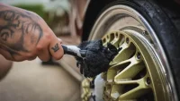 Kefa na umývanie kolies z jahňacej vlny Auto Finesse - krátka