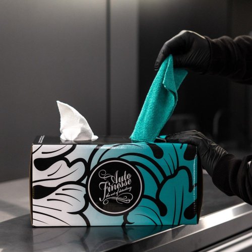 Sada mikrovláknových utěrek Auto Finesse Disposable Box - 50 kusů