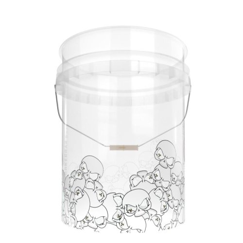 Nuke Guys SkullParade Bucket - 20l transparentní detailingový kbelík
