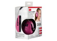 3M™ PELTOR Kid mušľové chrániče sluchu pre deti, útlm 27 dB, farba: neónovo ružová