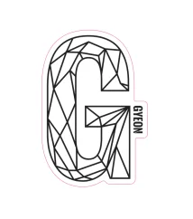 Gyeon G Sticker Black 100x65.6 mm
