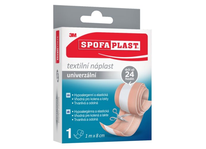 3M Spofaplast® Textilní elastická náplast 164, 1 m × 8 cm