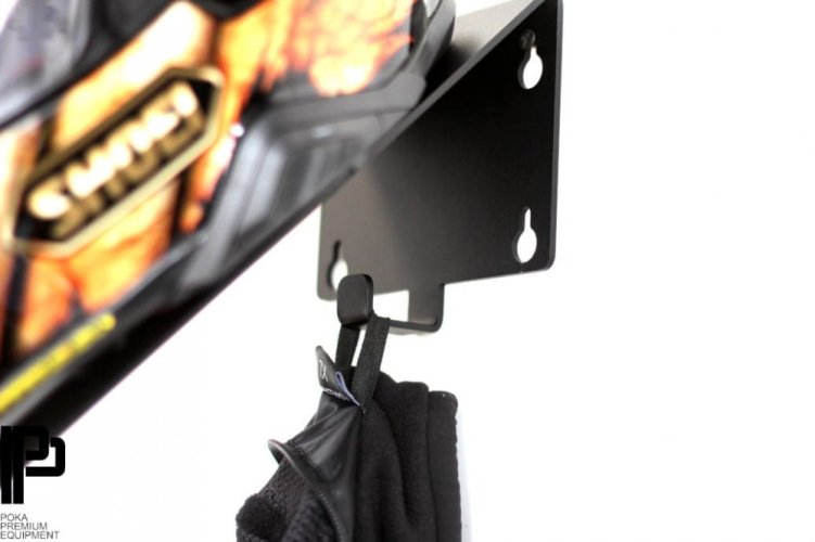 Poka Premium Hanger for helmet and motorcycle jacket věšák na helmu a bundu