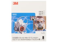 3M™ opakovane použiteľná polomaska rady 6000, veľkosť: S (6100)