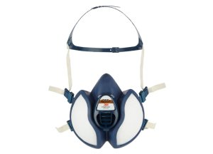 3M™ bezúdržbová polomaska séria 4000+ s integrovanými filtrami, typ filtra FFA2P3RD - organika a častice (4255+)