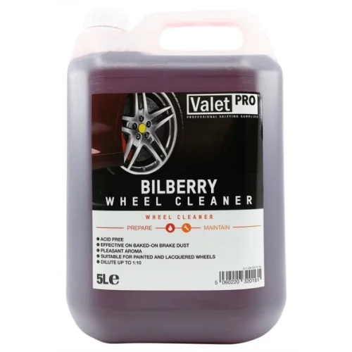 Bezkyselinový čistič alu kol a disků auta - ValetPro Bilberry Safe Wheel Cleaner - 5000 ml