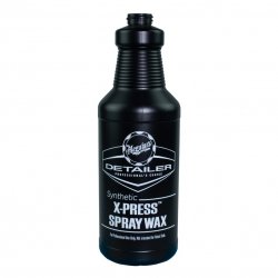 Fľaša na syntetický vosk v spreji Meguiar's X-Press - fľaša na riedenie syntetického vosku v spreji X-Press, bez rozprašovača, 946 ml