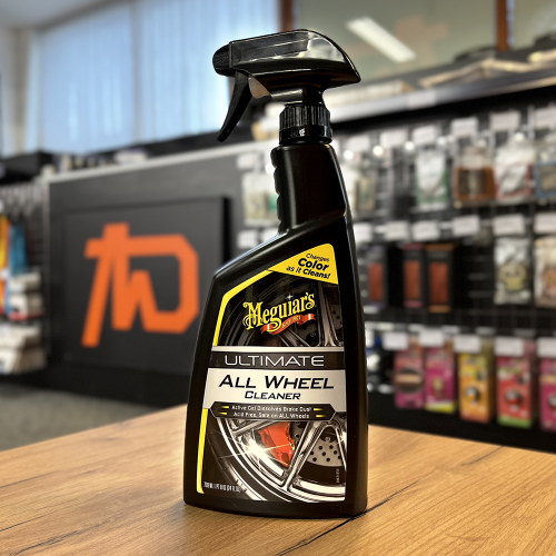 Univerzální čistič na kola a pneu s odstraňovačem brzdného prachu Meguiar's Ultimate All Wheel Cleaner 709 ml