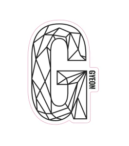 Gyeon G Sticker Black 100x65.6 mm