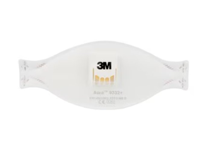 3M Aura filtračná polomaska (respirátor) s ventilom FFP3 (9332+)