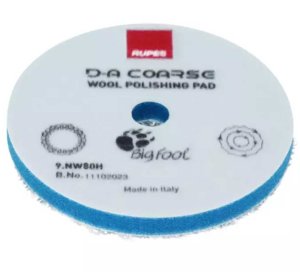 Vlněný hrubý lešticí kotouč na lak - Rupes D-A Coarse Wool - 80 mm
