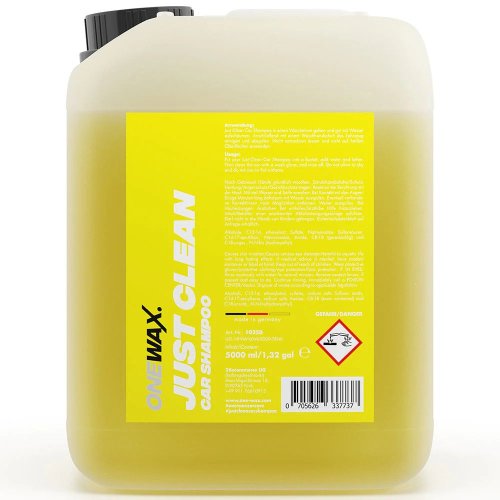 Autošampon - OneWax Just Clean Car Shampoo - 5000 ml