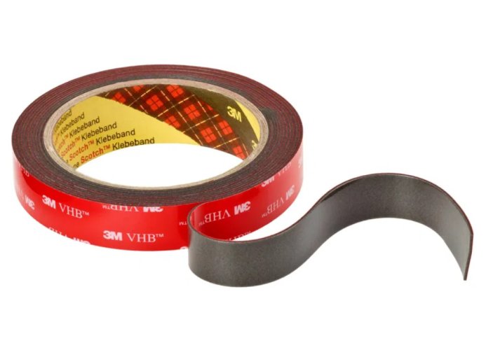 3M™ VHB™ obojstranná silno lepiaca akrylová páska 4611F, tmavosivá, 19 mm x 3 m