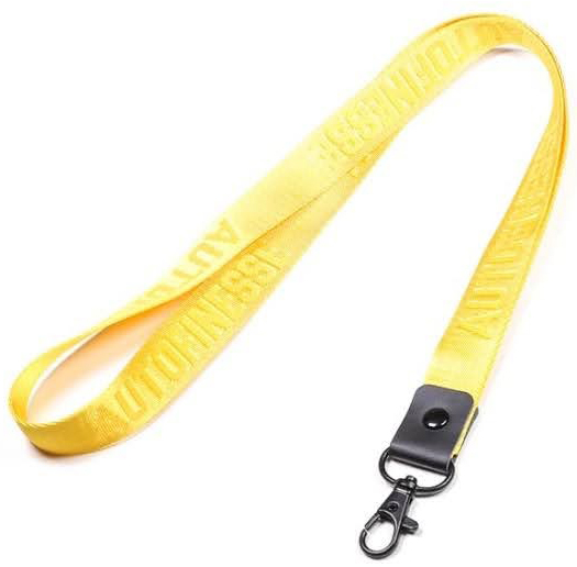 Šňůrka na klíče přes krk Auto Finesse - žlutá