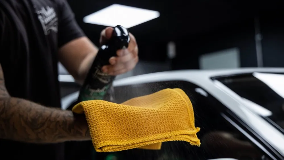 Extra jemná utěrka na okna Auto Finesse Superior Waffle 40 x 60 cm - foto 3