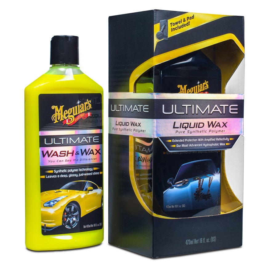 Meguiar's Ultimate Wash & Wax Kit - základní sada autokosmetiky pro mytí a ochranu laku