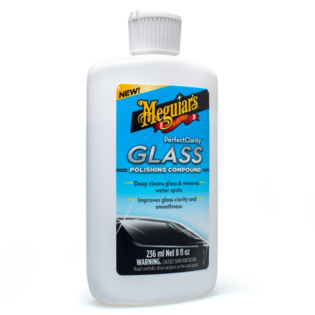 Meguiar's Perfect Clarity Glass Polishing Compound - leštěnka na skla, 236 ml