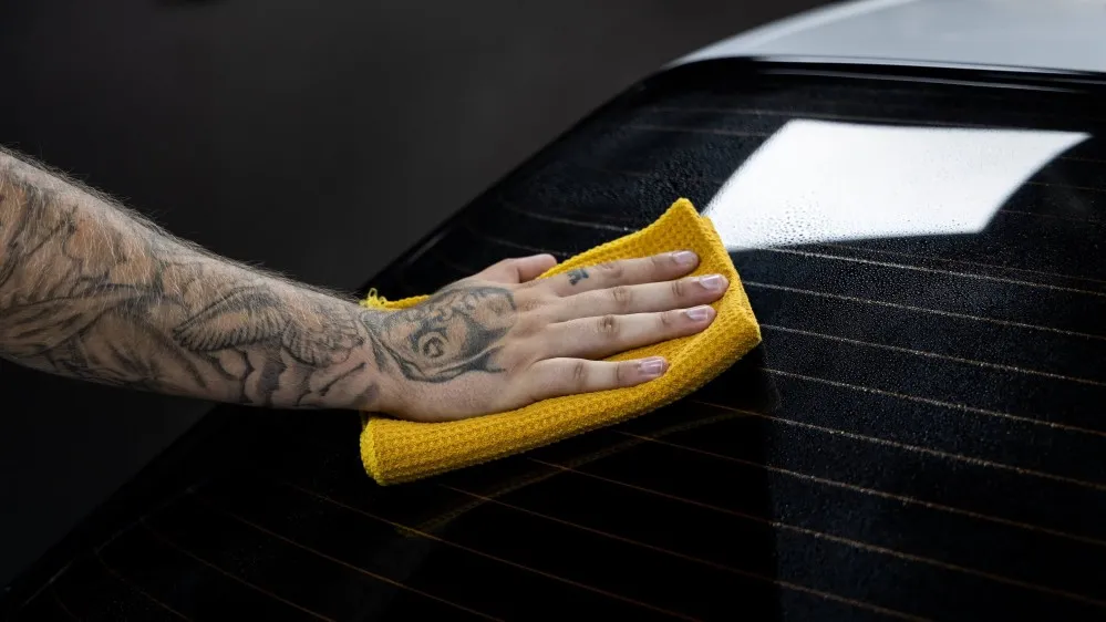 Extra jemná utěrka na okna Auto Finesse Superior Waffle 40 x 60 cm - foto 1