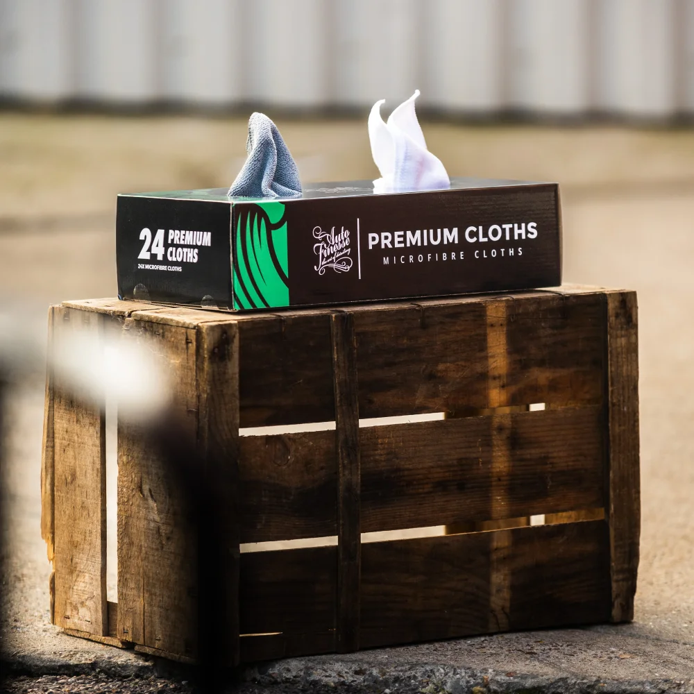 Sada mikrovláknových utěrek Auto Finesse Premium Box - 24 kusů - foto 4