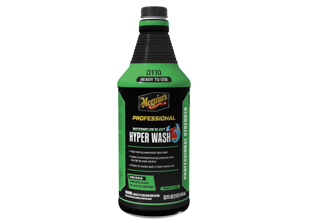 Meguiar's Professional Watermelon Hyper Wash - vysoko koncentrovaný autošampón s melónovou vôňou, 946 ml