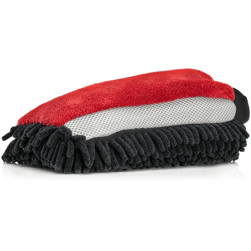 Nuke Guys 3-Way Wonder Red - Mikrovláknová umývacia rukavica