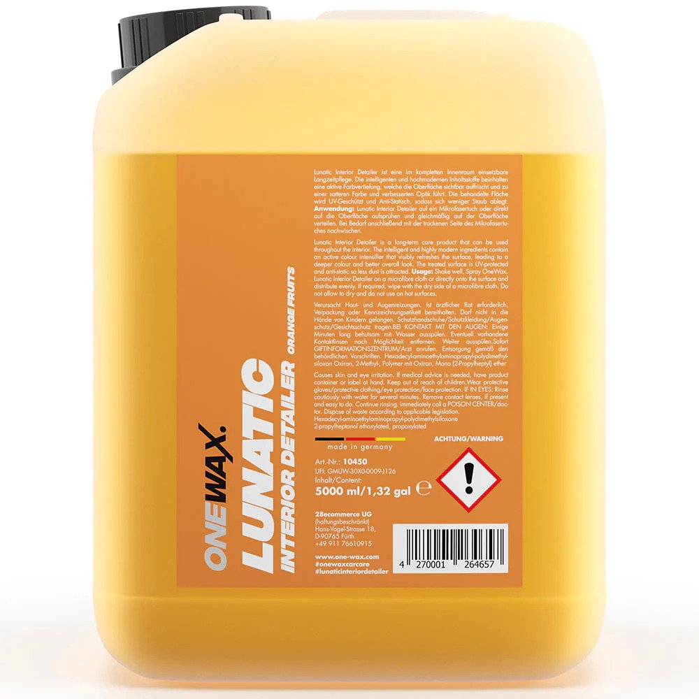 OneWax Lunatic Interior Detailer Orange Fruits (5 L)