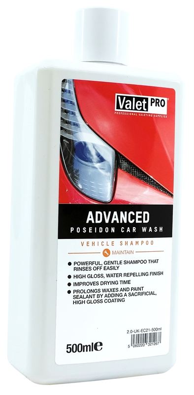 ValetPro Advanced Poseidon Car Wash 500 ml autošampon s voskem