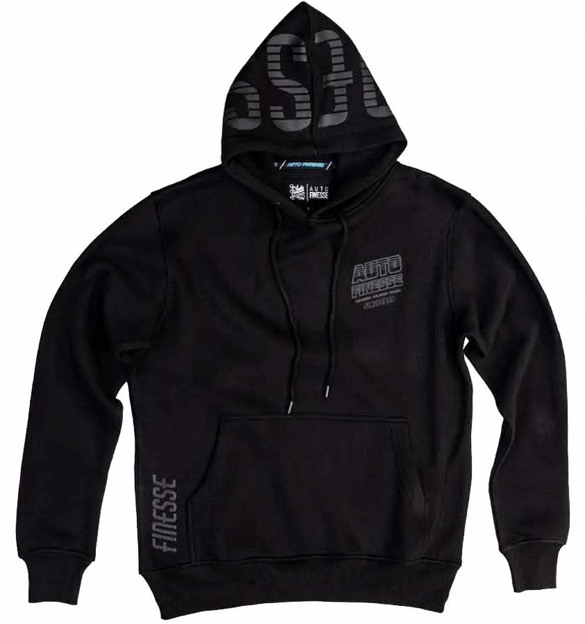 Mikina s kapucí Auto Finesse Triple Black velikost S